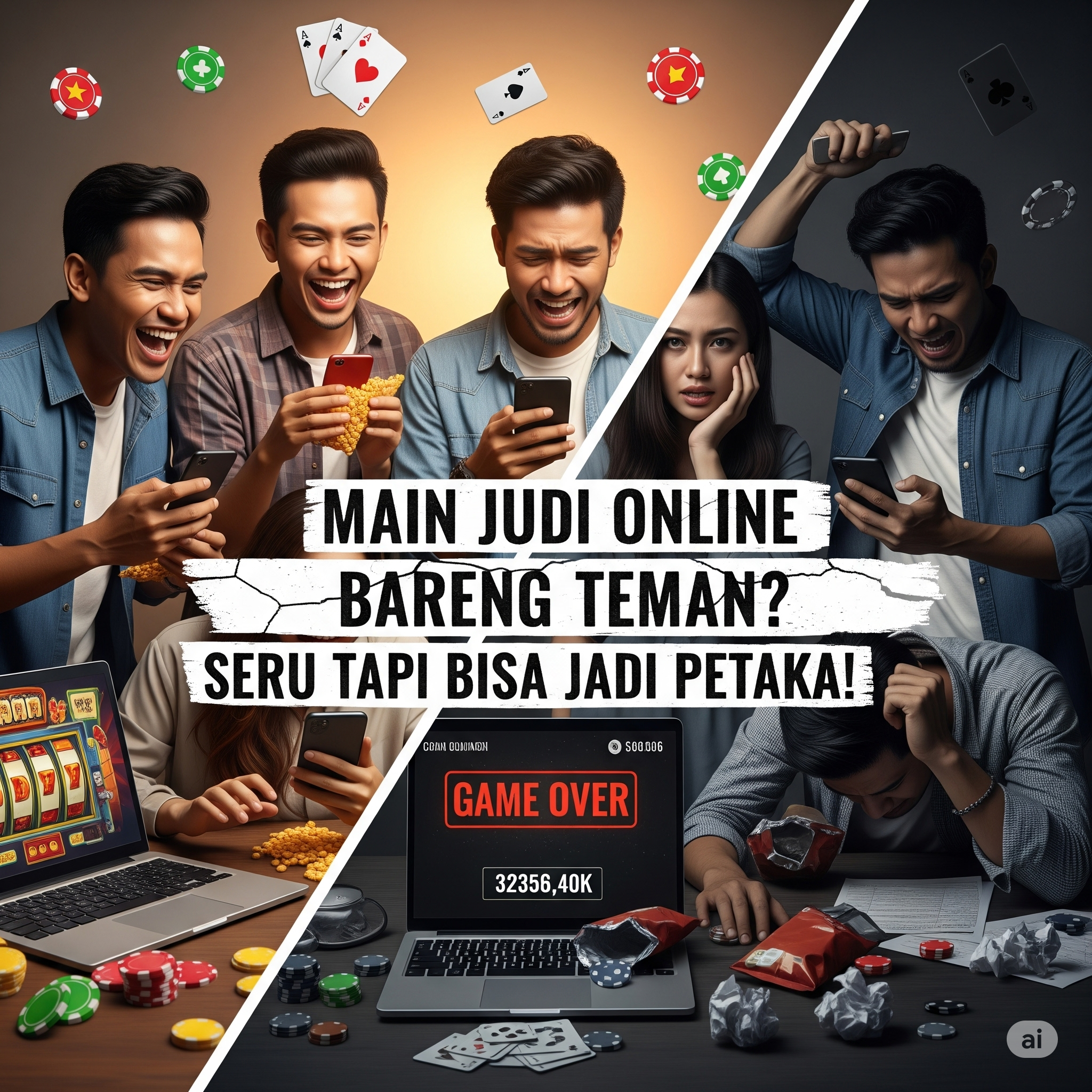 Main Judi Online Bareng Teman? Seru Tapi Bisa Jadi Petaka!