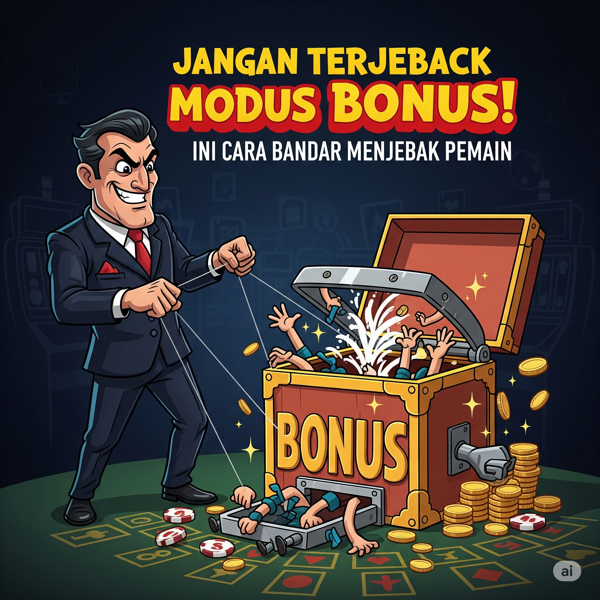 Jangan Terjebak Modus Bonus! Ini Cara Bandar Menjebak Pemain